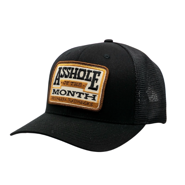 SNAPBACK CURVED ASSHOLE - BLK